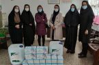 اهدای ۱۹۰۰ عدد ماسک و ۸۰ لیتر محلول ضدعفونی کننده به دانش آموزان مناطق محروم شهرستان اردبیل