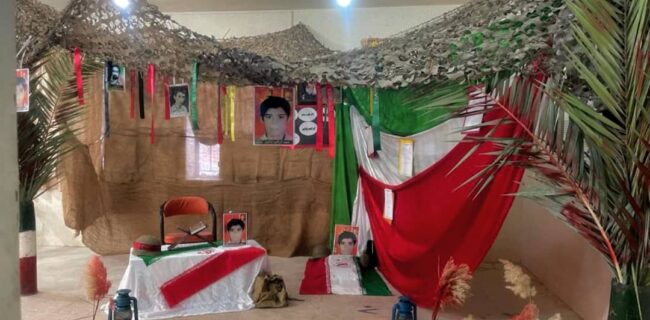 برگزاری نمایشگاه یادواره شهدا در مدارس بوشهر