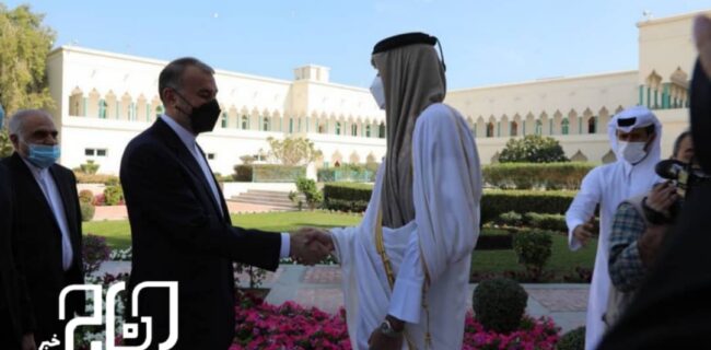 گفت‌وگوی وزیر خارجه ایران و امیر قطر درباره مذاکرات وین