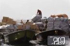 یک لنج حامل ۶۱ میلیارد تومان کالا قاچاق در اسکله لاور ساحلی بوشهر توقیف شد