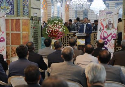 آیین گرامیداشت هفته معلم در جوار مزار استاد شهید مطهری