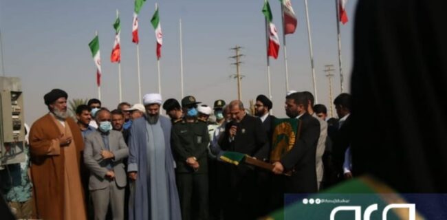 پرچم حرم رضوی در شهرستان‌های ده‌گانه استان بوشهر به اهتزاز در می‌آید