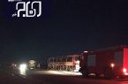 آتش سوزی اتوبوس مسافربری در محور خور- طبس خسارت جانی نداشت
