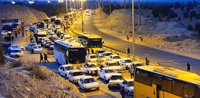 تردد پرحجم در مسیر‌های منتهی به مرز‌های خوزستان