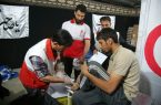 خدمت رسانی هلال احمر خوزستان به زائران اربعین حسینی