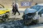 تصادف در جاده آسمان آباد چرداول جان ۲ نفر را گرفت