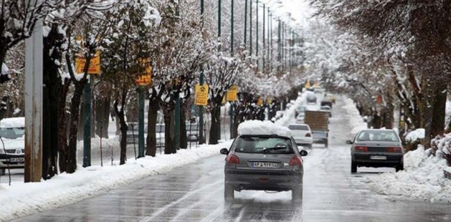 کولاک شدید برف و باران در ۱۲ استان