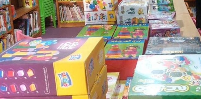 تجهیز کتاب خانه های عمومی استان بوشهر با اسباب بازی های جدید